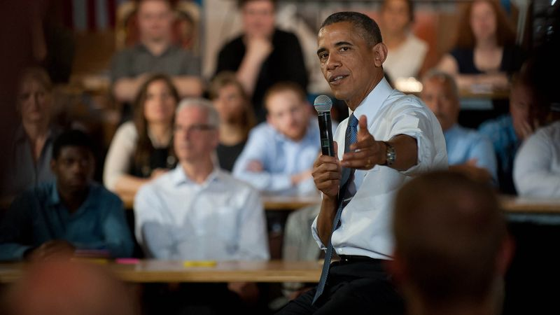 Obama tells the middle class that while some things about their new home might seem weird and different at first, like the metric system, they’ll quickly get used to them.